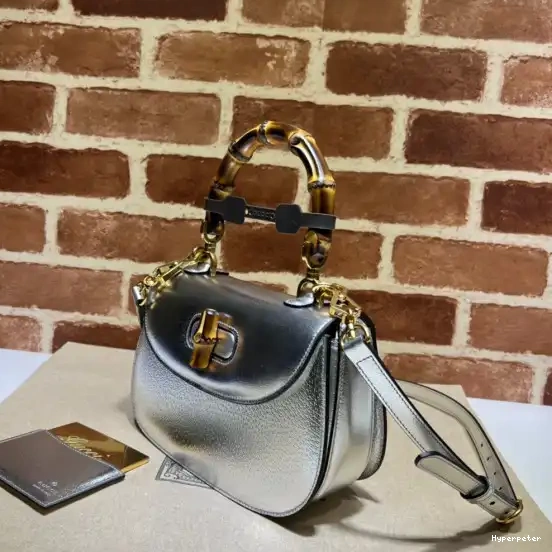Hyper Peter Small Bamboo bag Gucci top with handle 0515